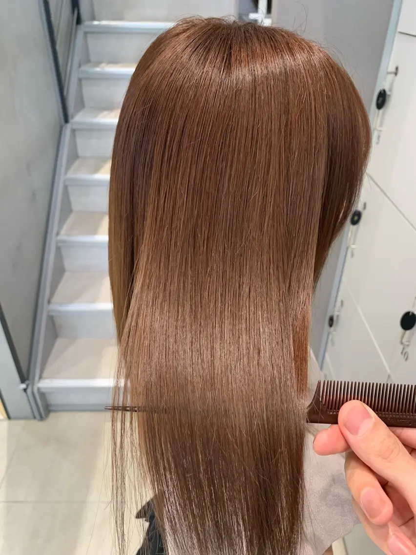セミロング カット ヘアカラー トリートメント ヘアセット ✨上村 潤平✨メンズヘア✨のヘアスタイル