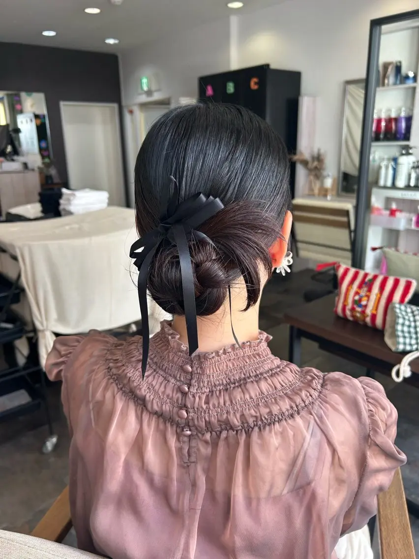 セミロング 吉村 夏椰のヘアスタイル