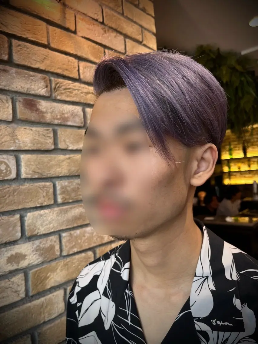 ショート カラー メンズ メンズブリーチ ブリーチ Monan渋谷 YUUKIのヘアスタイル