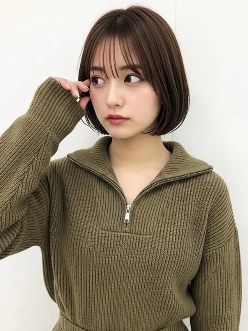 ショート カット MOLLA 大井陽菜のヘアスタイル