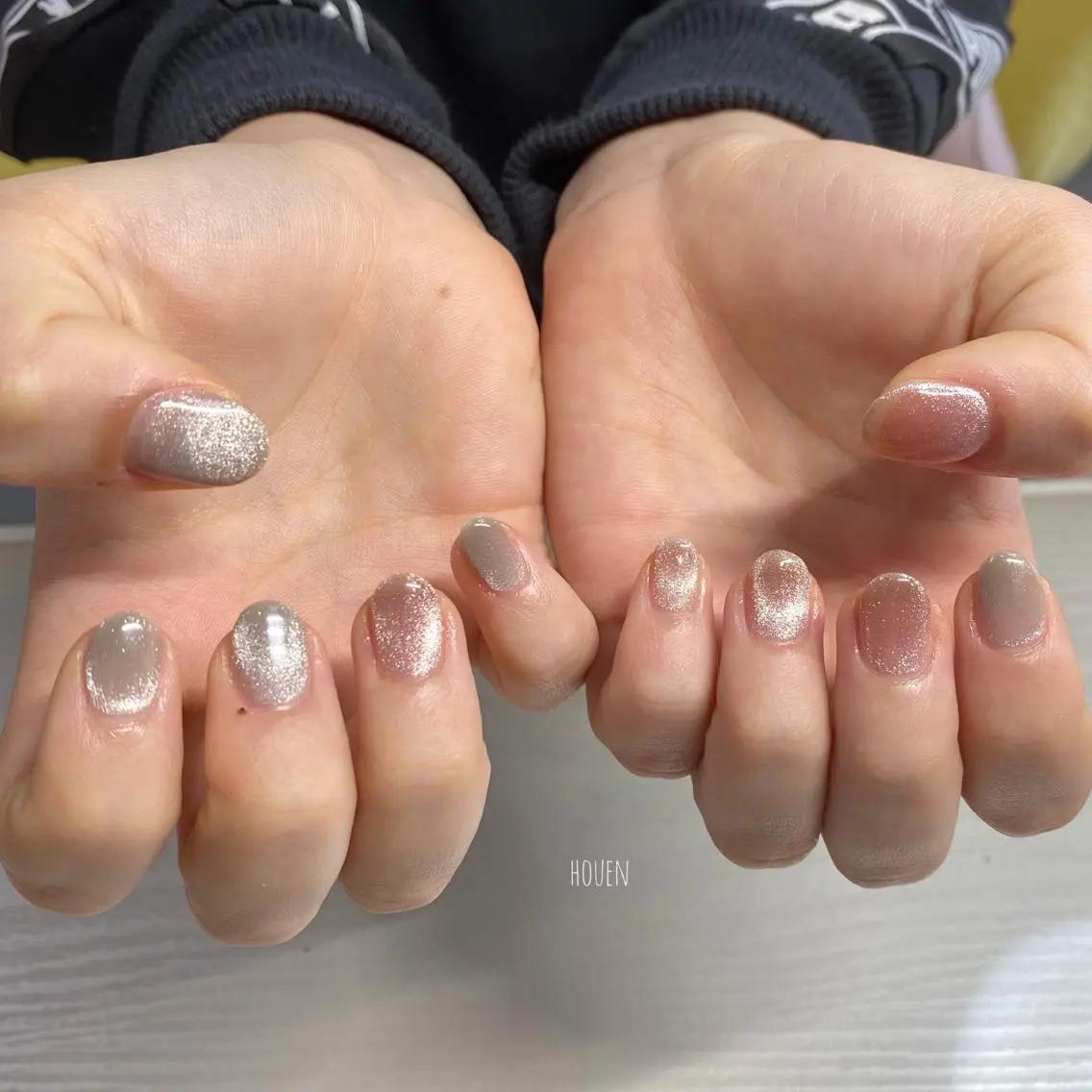 ネイル マグネットネイル I pinknail 韓国風·持ち込み専門のネイルデザイン