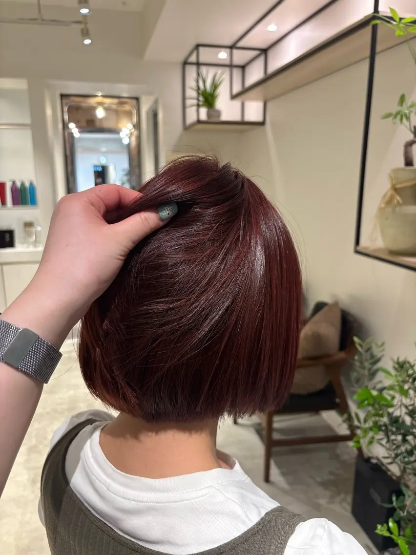 ショート カラー ブリーチ ブリーチなしカラー ヘアカラー SHEA /縮毛矯正 イソダハルカのヘアスタイル