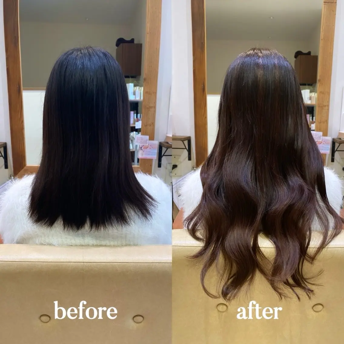 ヘアカラー エクステ 𝐲𝐮𝐮𝐦𝐢 エクステ/ 艶カラーのヘアスタイル
