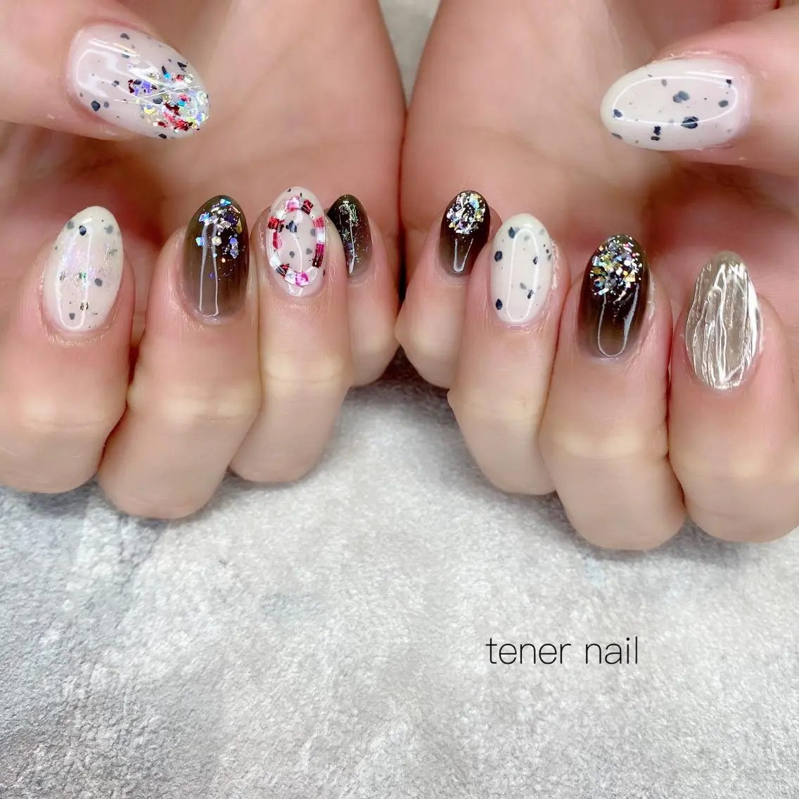 ネイル ニュアンスネイル テネルネイル tener nailのネイルデザイン