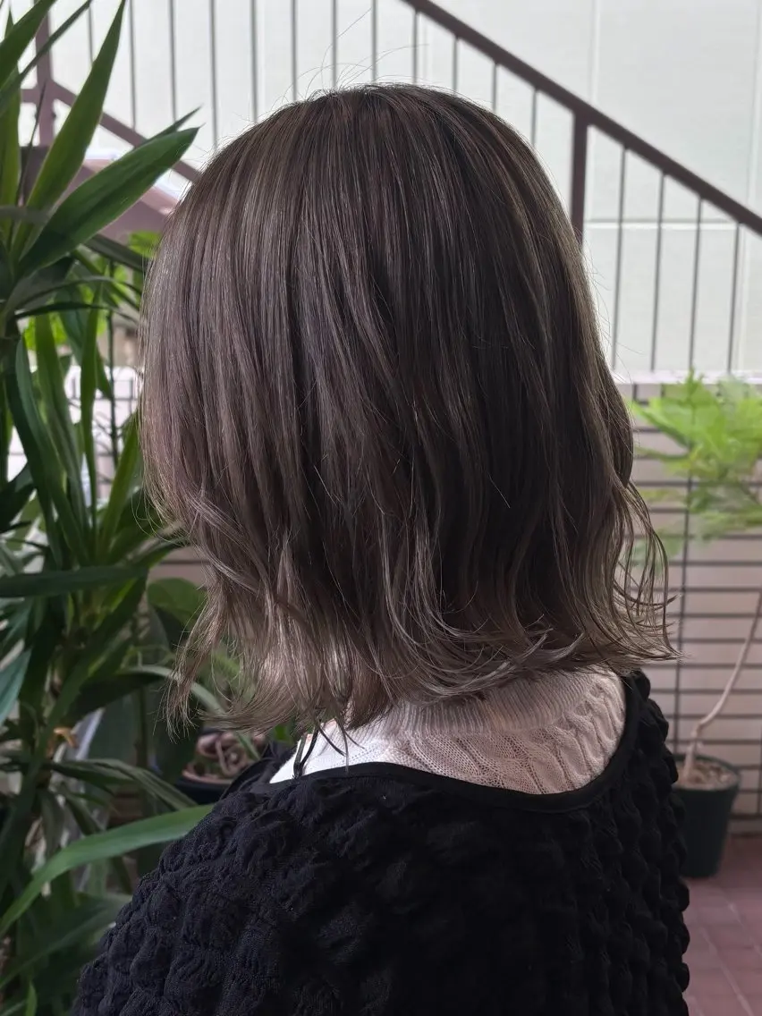 ミディアム ボブ カット 韓国ヘア🇰🇷 HINAのヘアスタイル