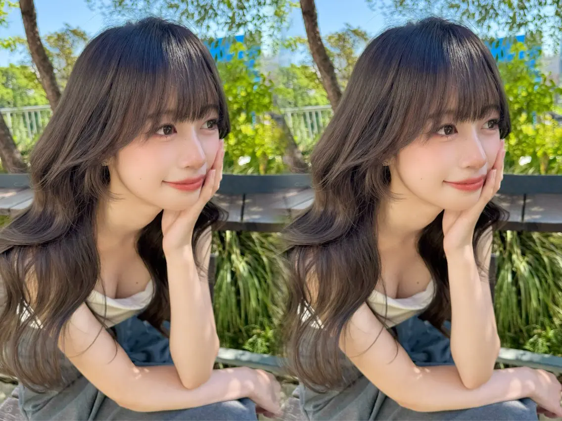 ロング カラー カット ヘアカラー トリートメント レイヤー/縮毛矯正 マスター✨️タケルのヘアスタイル