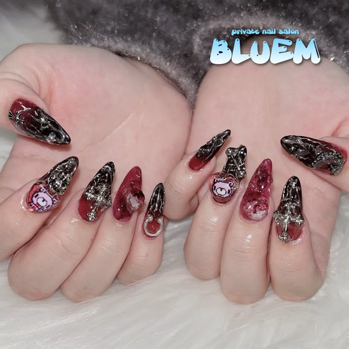 ネイル ハンドネイル BLUEM なな🐶のネイルデザイン
