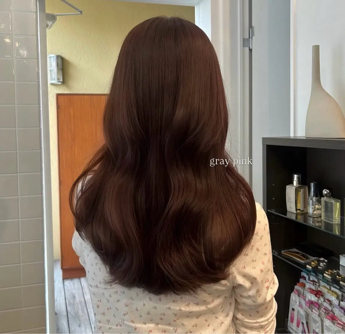 ロング ヘアカラー トリートメント 透明感カラー ／emiのヘアスタイル
