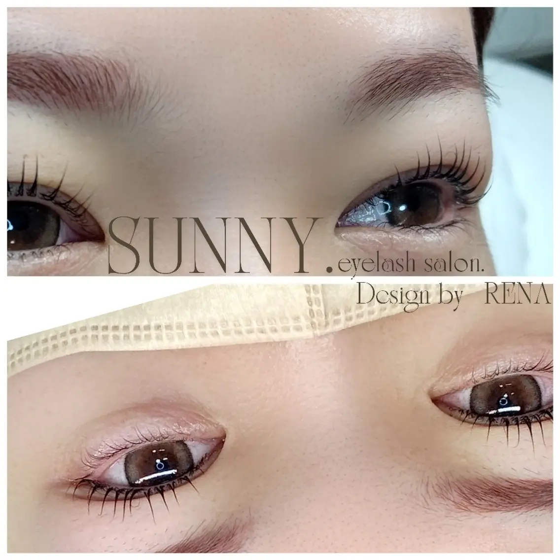 マツエク・マツパ 下まつげエクステ マツパ SUNNY.☀ RENAのマツエク・マツパデザイン