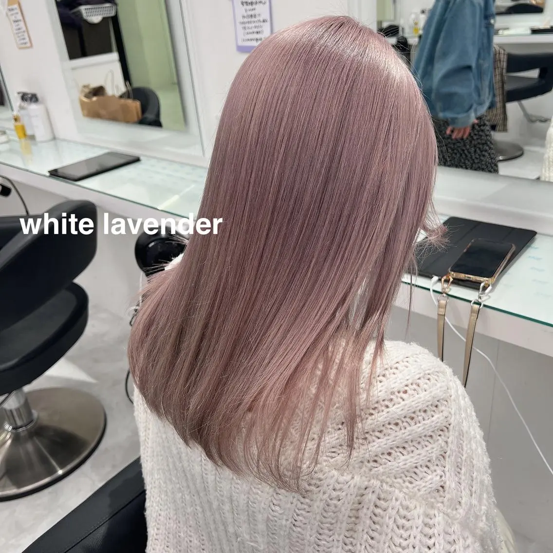 ミディアム カラー ヘアカラー 💗🤍透明感カラー 🤍💗kanonのヘアスタイル