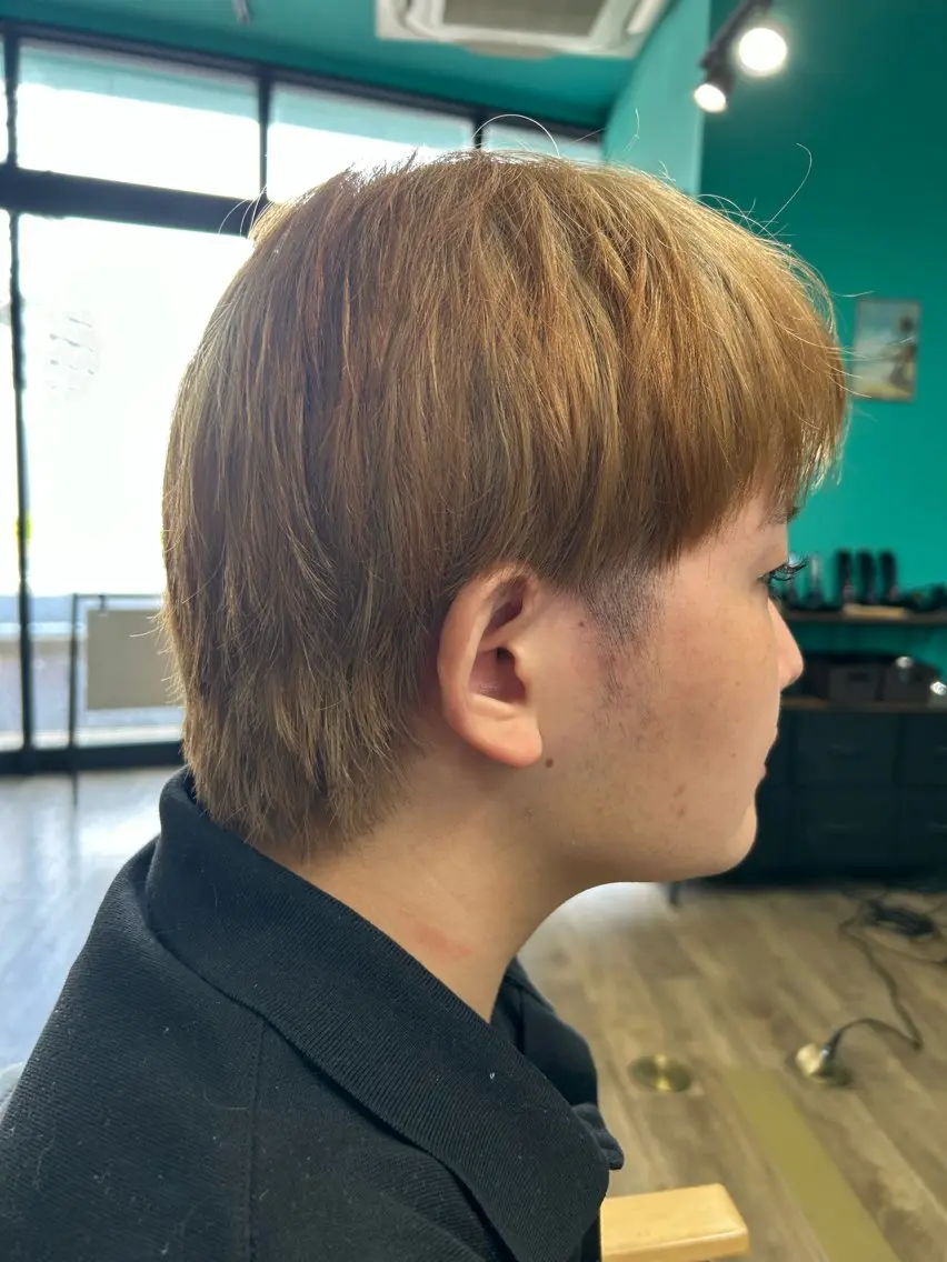 カラー メンズ メンズブリーチ ブリーチ ヘアカラー 長谷川 央のヘアスタイル