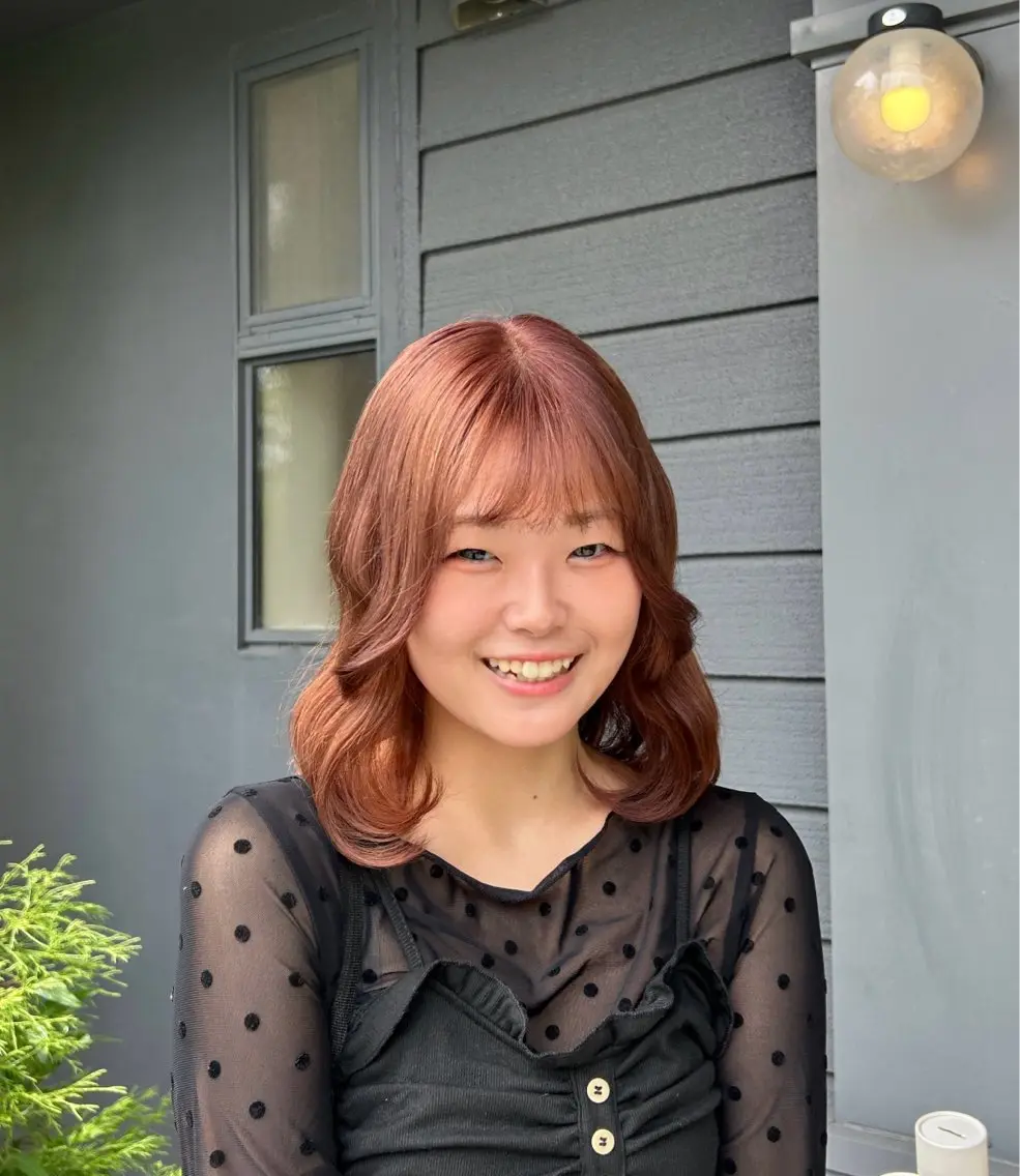 ミディアム カラー ブリーチ ヘアカラー 透明感カラーリスト/ 似合わせ提案/みゆうのヘアスタイル