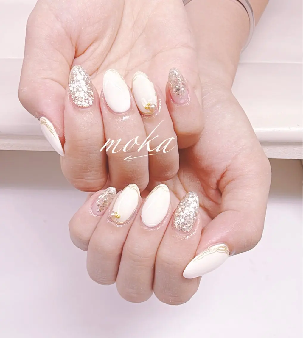 ネイル ハンドネイル ハンドケア 胡蝶蘭レディースサロ ンNailMOKAのネイルデザイン
