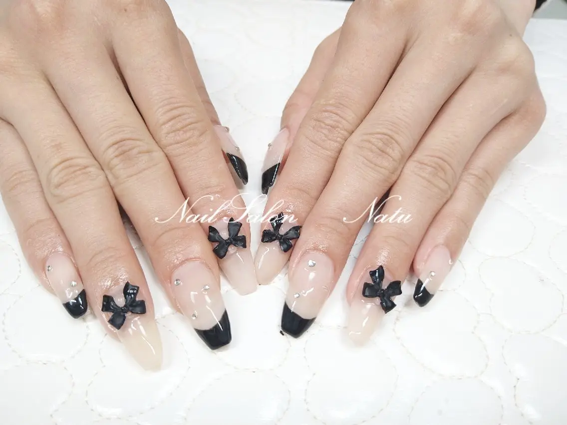 ネイル 長さ出し nailsalon Natuのネイルデザイン