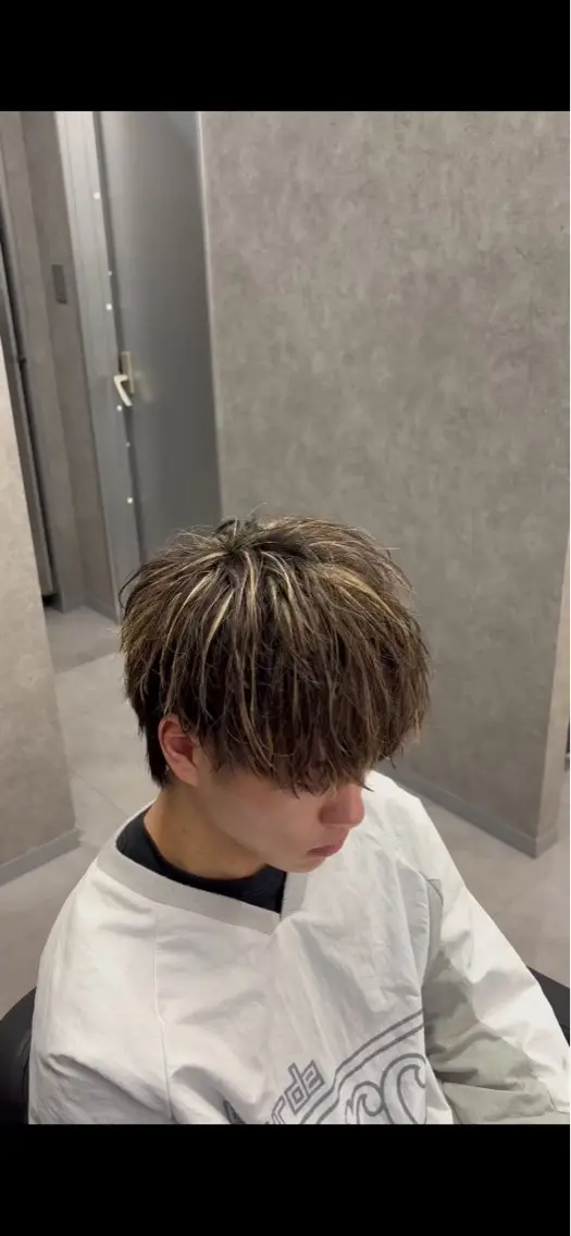 カラー ハイライトカラー ヘアカラー メンズカラー/ NISSYのヘアスタイル