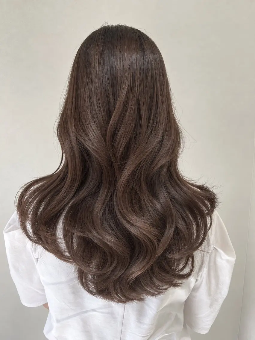 ロング カラー カット ヘアカラー トリートメント 【メンズパーマ✨️ 髪質改善矯正】岩城のヘアスタイル