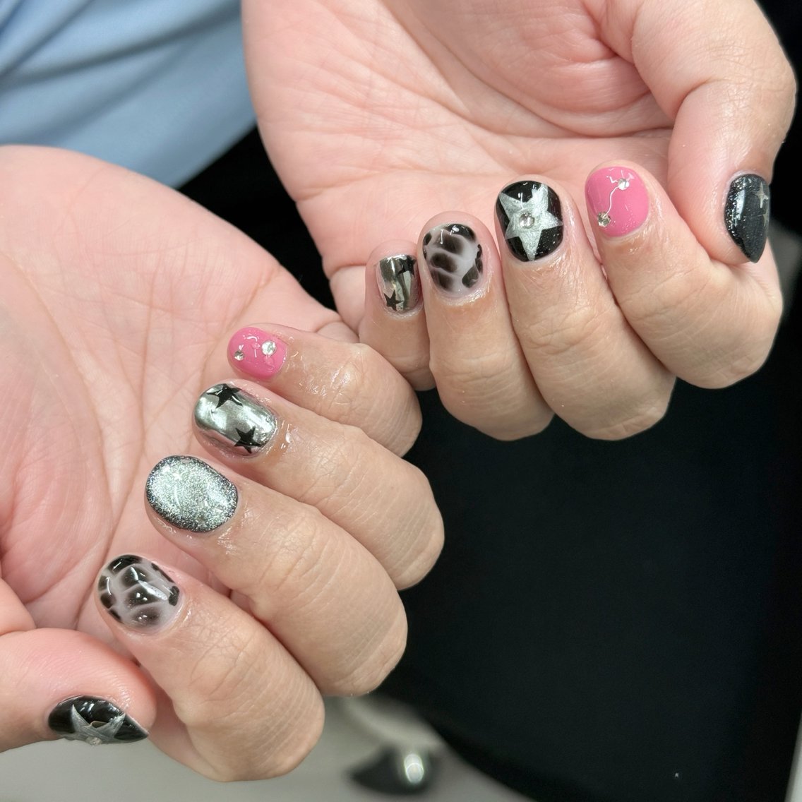 ネイル アートネイル ジェルネイル 韓国ネイル ロングネイル 持ち込み ハンドネイル Nova Nail Nippon 店のネイルデザイン
