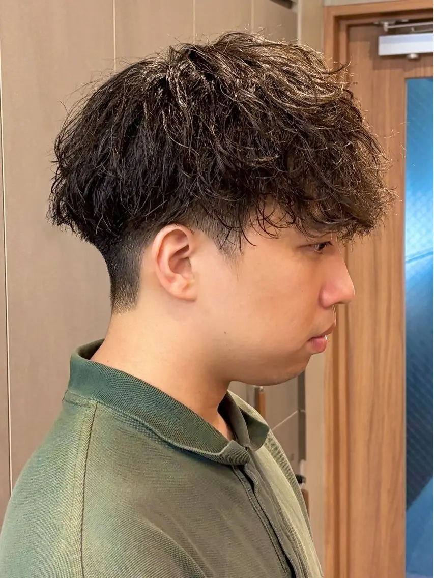 パーマ メンズ メンズパーマ カット パーマ 高橋一平 elima byのヘアスタイル