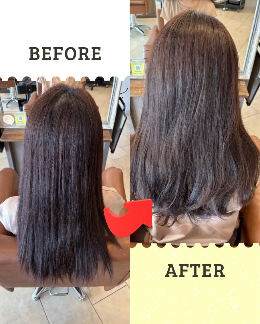 カラー ベージュカラー ヘアカラー Cuthie あやののヘアスタイル