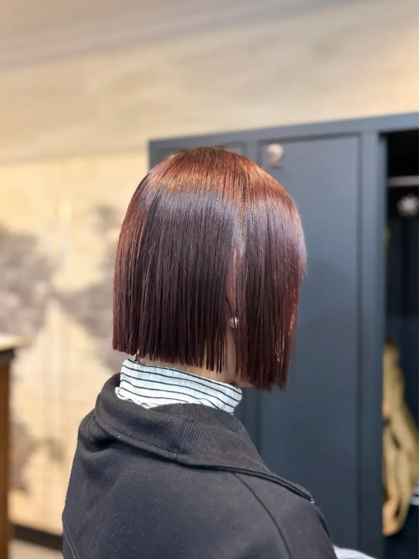 ショート ヘアカラー トリートメント suzuka🌿 レイヤー/艶カラーのヘアスタイル