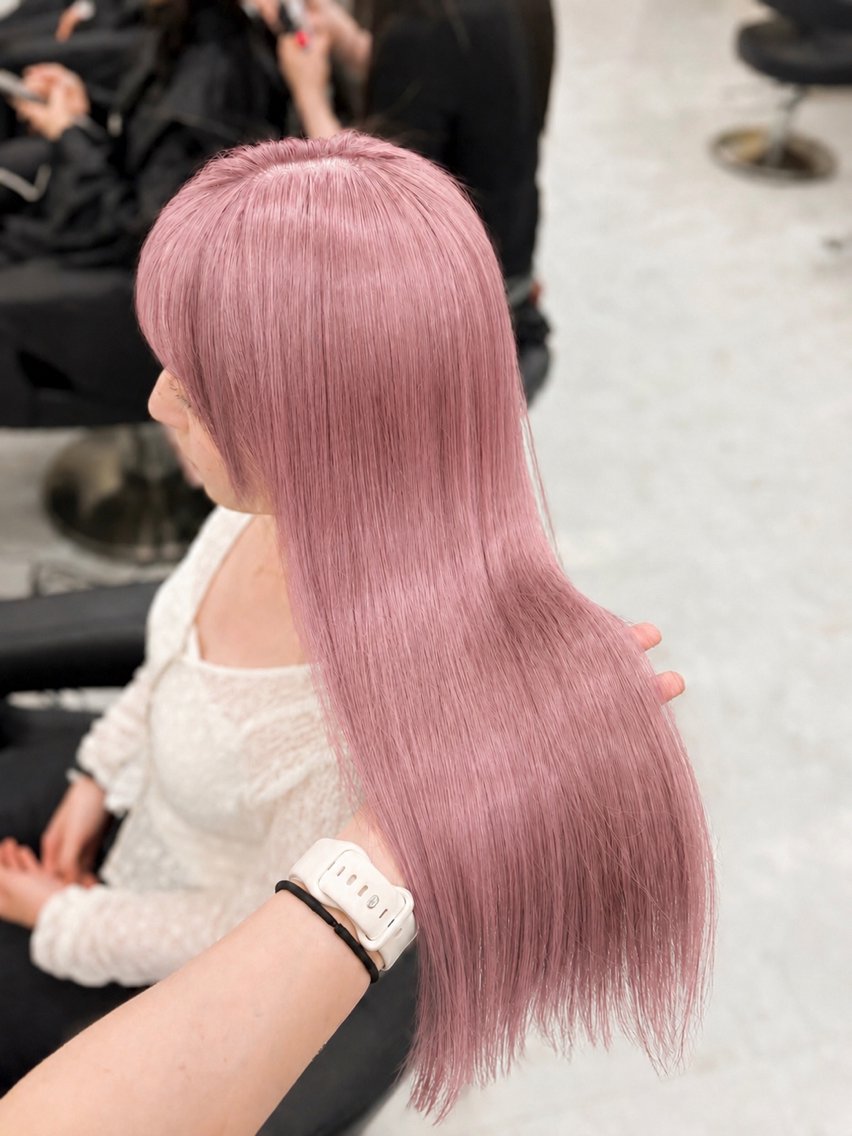 ロング カラー ヘアアレンジ ヘアカラー トリートメント 透明感カラー🎀 Anju/渋谷🎀のヘアスタイル