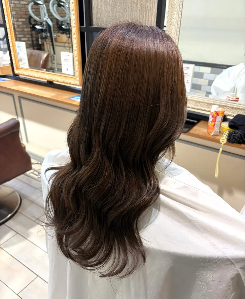 ロング カット ヘアカラー 🌿当日予約OK🌿 serinaのヘアスタイル