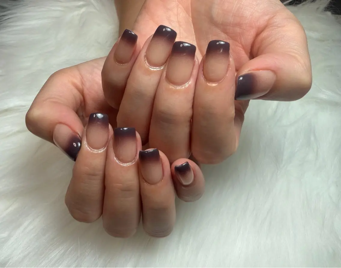 ネイル ブラウン ハンドネイル 💛Tsuki💛 〈IRY〉 池袋のネイルデザイン