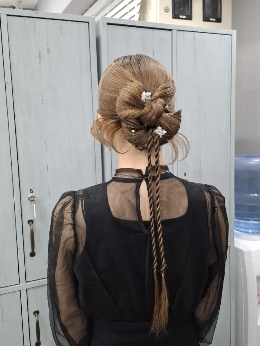 【✨セットでお得】シャンプー＋2stepトリートメント＋ヘアセット(早朝料金別途)の写真
