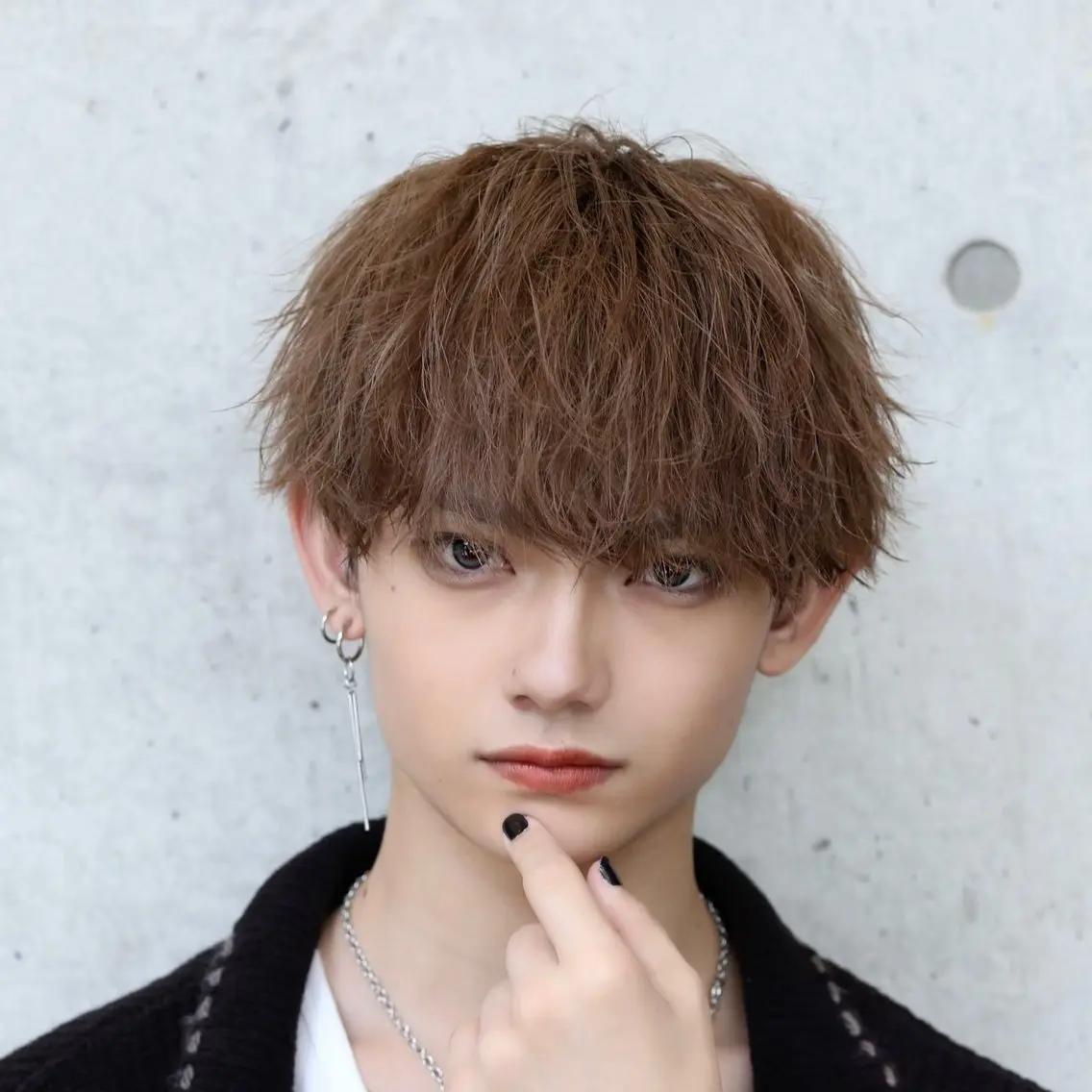 パーマ メンズ 河野 凌空のヘアスタイル