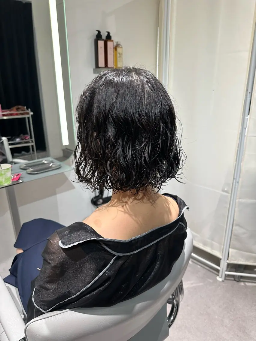 【🎉ミニモ限定🎉】カット+パーマ+ミルボン3stepトリートメントの写真