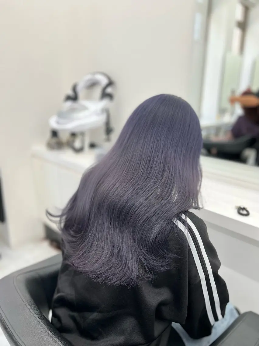 ロング カラー ヘアアレンジ 💍透明感×韓流ハイ トーン💍RYUTAのヘアスタイル
