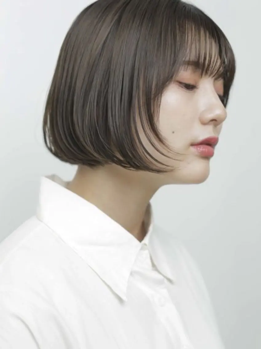 🤍カット+透明感エドルカラー+髪質改善トリートメント🤍の写真