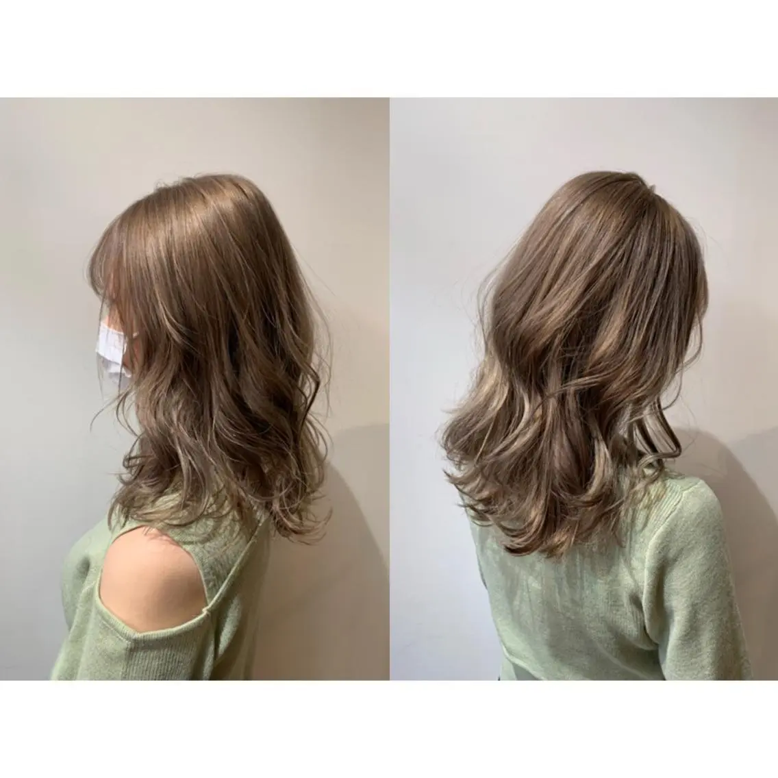 カラー カット 縮毛矯正 トリートメント 🩵盛れる顔周りヘア EMI🩵のヘアスタイル