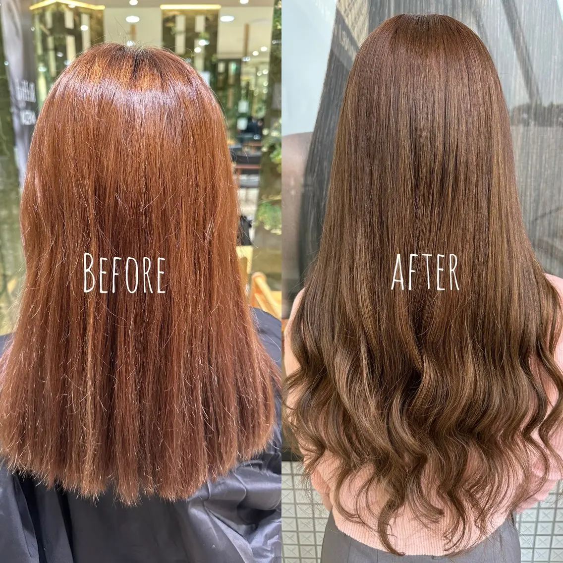 ロング シールエクステ アッシュ エクステ カット ヘアカラー エクステ ❤️MASAKO❤️ 🌸🩷エクステ🩷のヘアスタイル