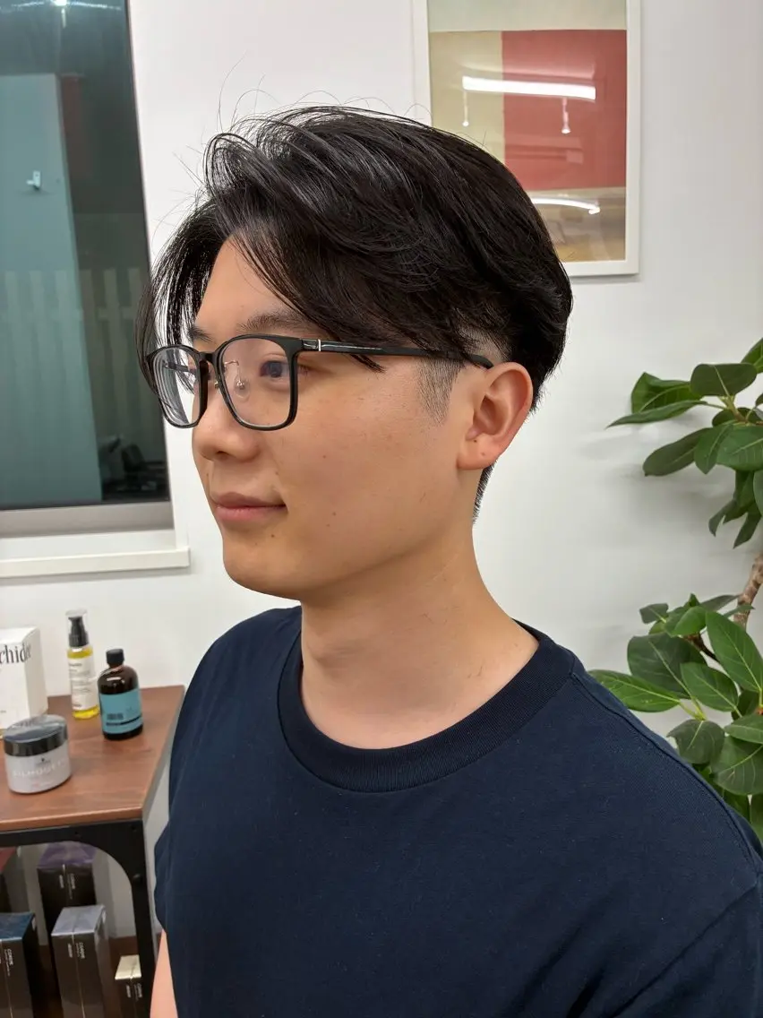 メンズ センターパート ENV船橋 櫻井ちののヘアスタイル