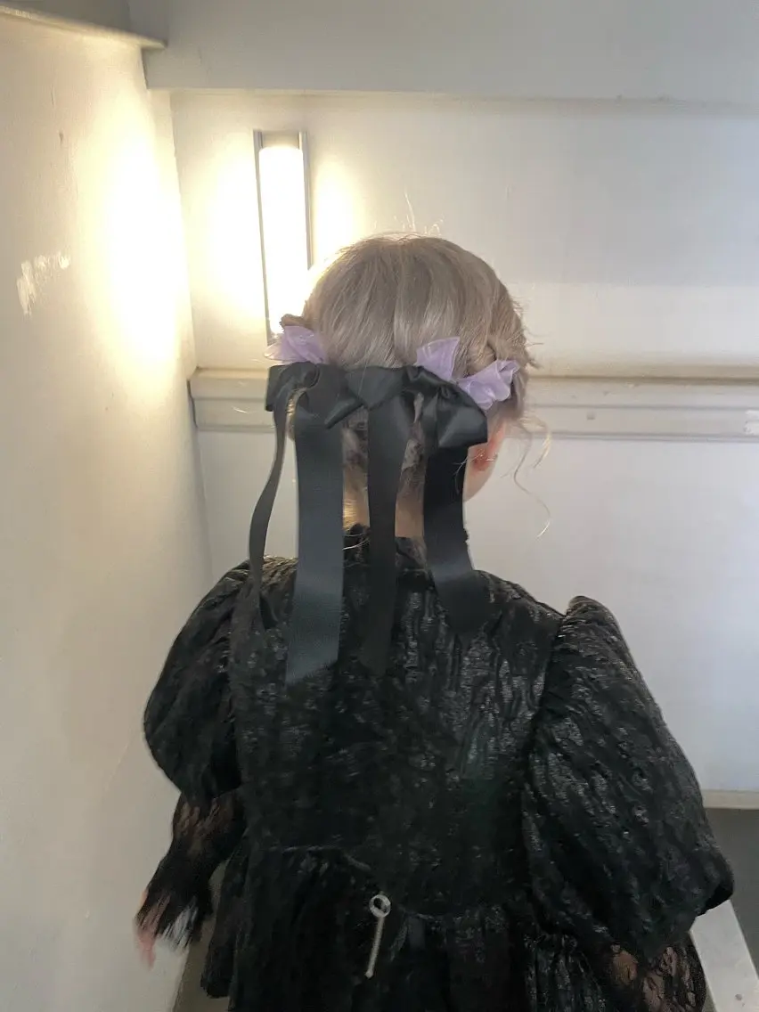 ショート ボブ seri💜艶カラー 💖ヘアアレンジのヘアスタイル