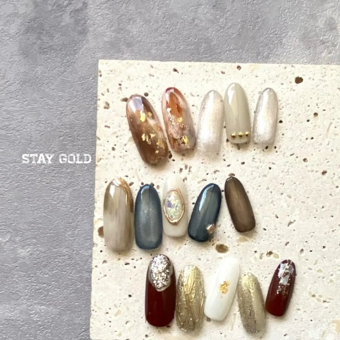 ネイル ハンドネイル stay goldのネイルデザイン