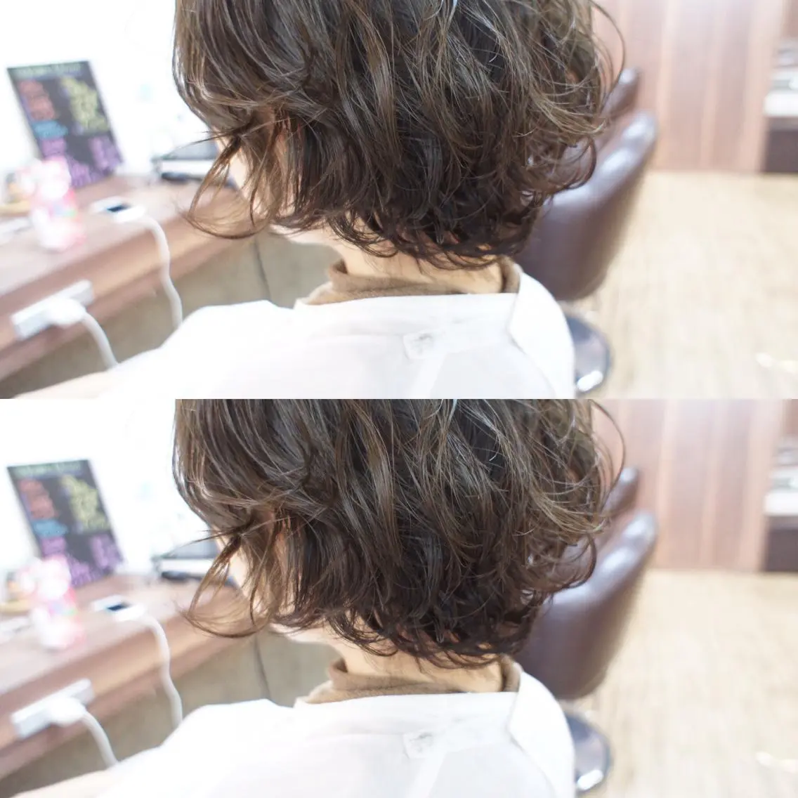 ショート カラー パーマ たまプラーザ駅 YAMATOのヘアスタイル