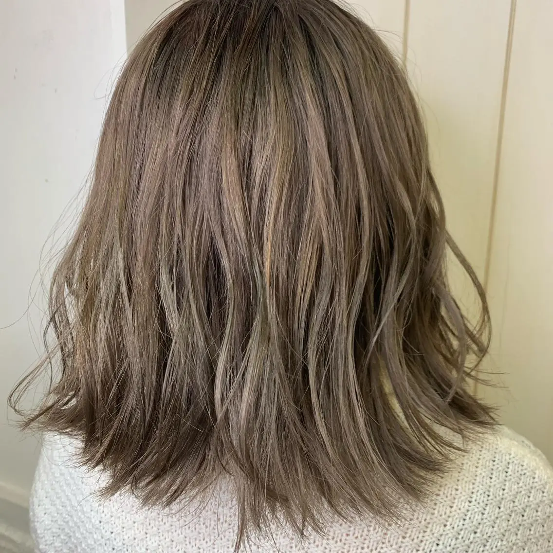 ミディアム カラー 髪質改善 RYOのヘアスタイル