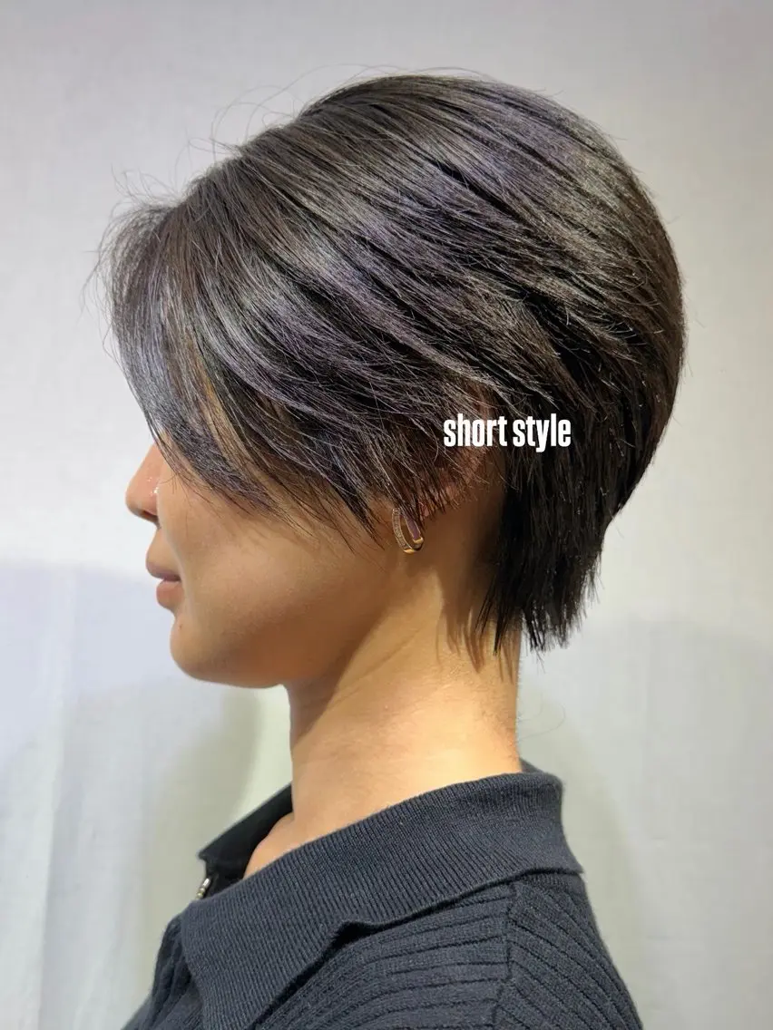 ショート ショートヘア カット NewiGrande 土屋野明のヘアスタイル