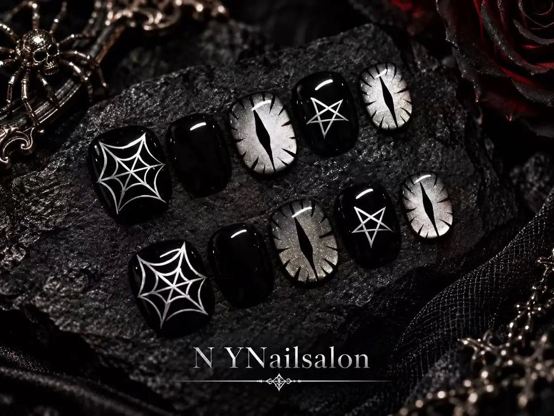 ネイル ハロウィン 韓国ネイル ハンドネイル NYネイルサロン 千葉中央店のネイルデザイン