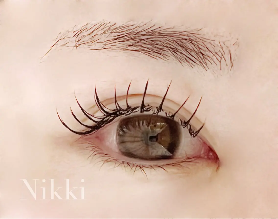 マツエク・マツパ フラットラッシュ vivogue 🪽Nikkiのマツエク・マツパデザイン