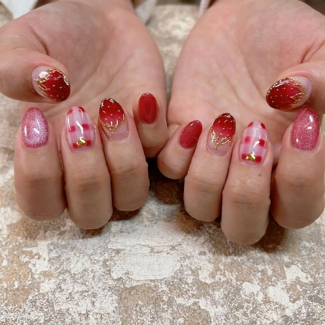 ネイル ハンドネイル LOVE NAIL 💕Sonoのネイルデザイン