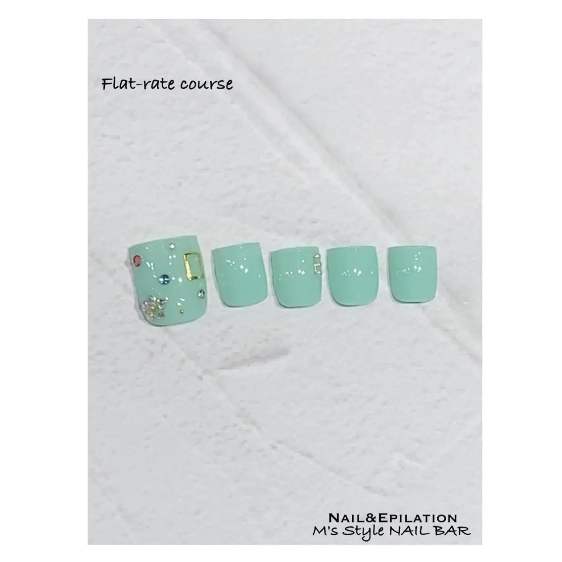 ネイル 成人式 フットネイル フレンチネイル ジェルネイル 韓国ネイル フットネイル M's Style NAIL BARのネイルデザイン