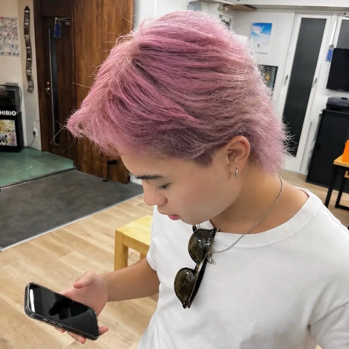 カラー メンズ メンズブリーチ メンズハイトーン ブリーチ 透明感カラー ハイトーンカラー ヘアカラー すどう あしゅりのヘアスタイル