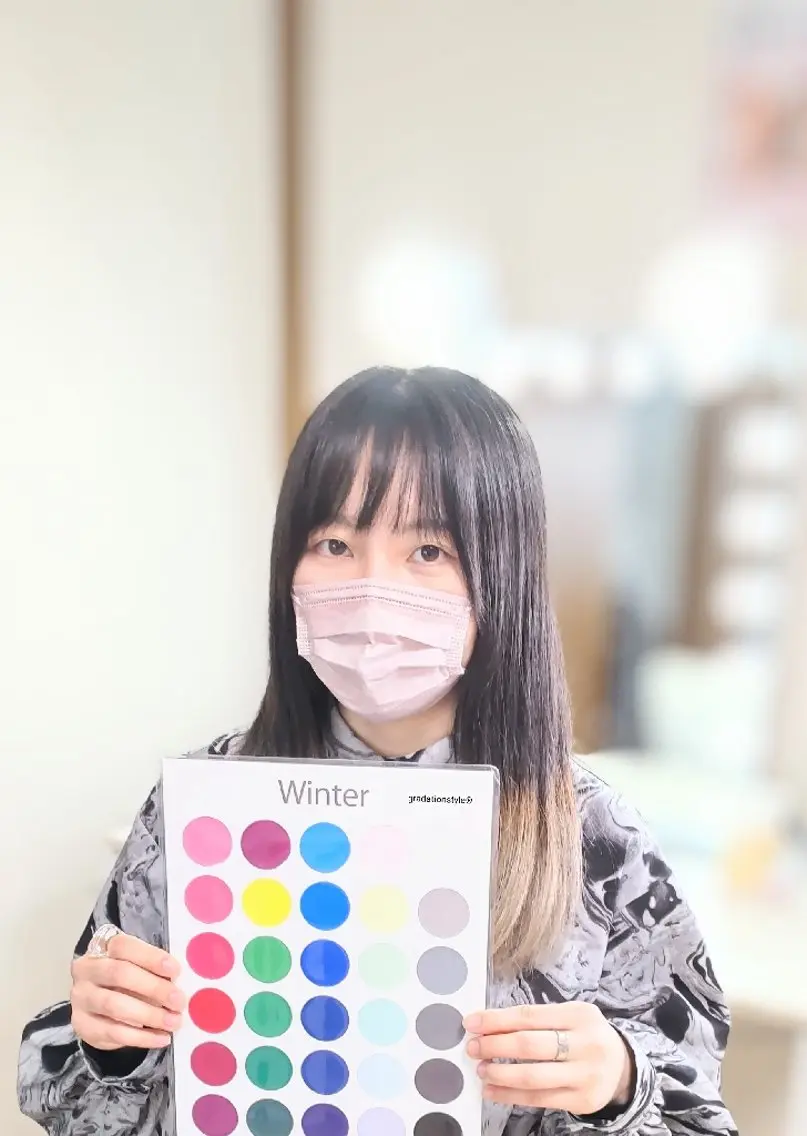 パーソナルカラー診断 骨格診断 🎼グラデーション スタイル札幌♫*⁠✧のマツエク・マツパデザイン