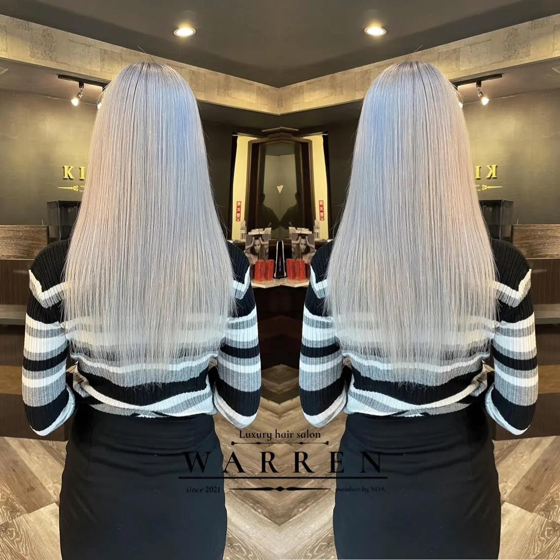 ロング カラー ヘアカラー トリートメント 【KIRA 代表】 TATSUYAのヘアスタイル