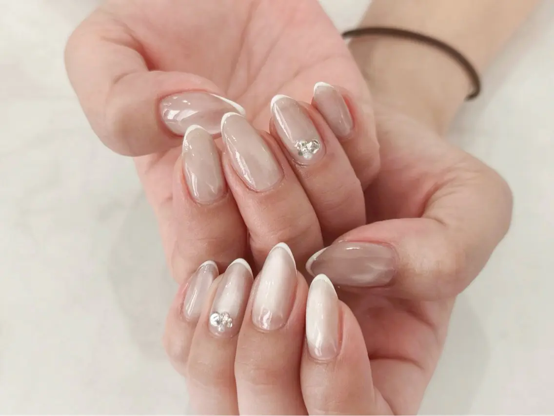 ネイル フレンチネイル ハンドネイル K. SATOのネイルデザイン