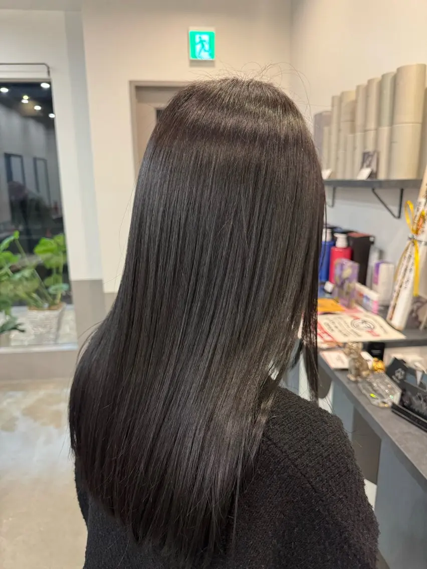 セミロング ヘアカラー トリートメント dog star 関 海斗のヘアスタイル