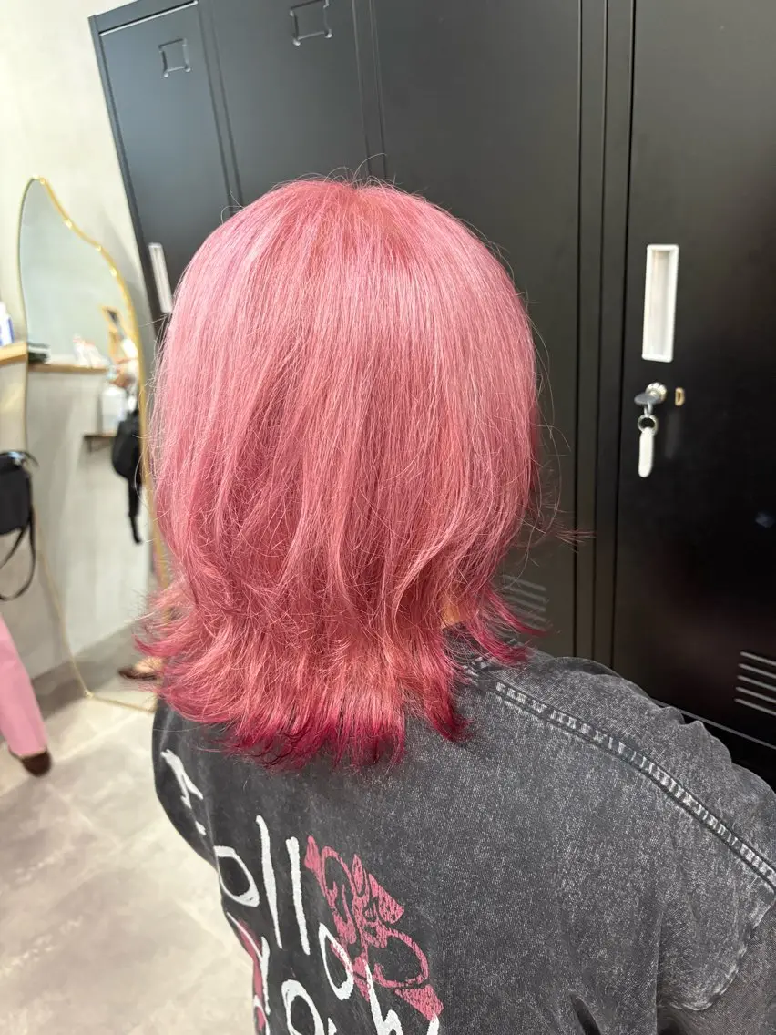 ミディアム カラー ヘアカラー トリートメント ALLEN hair /まなのヘアスタイル